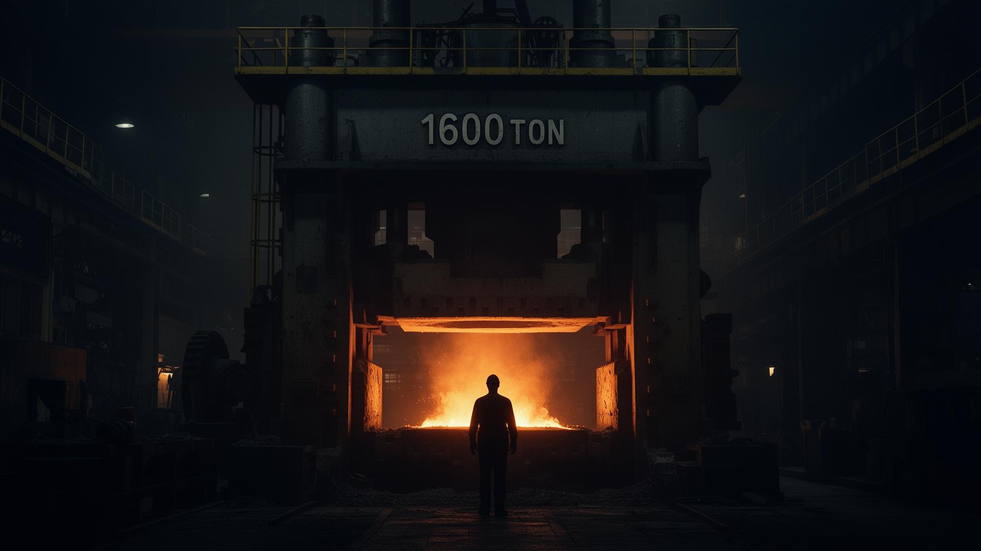 1600-ton forge press